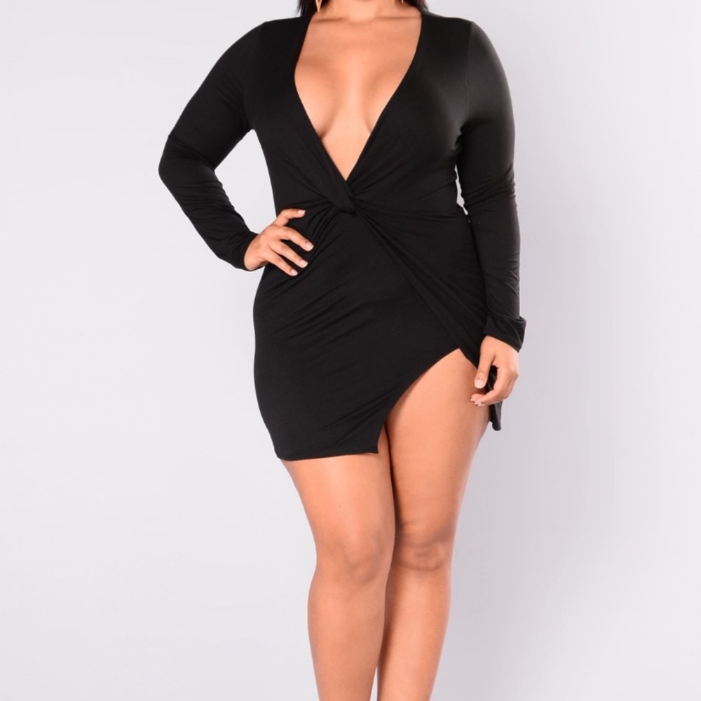 FashionNova Black Dress